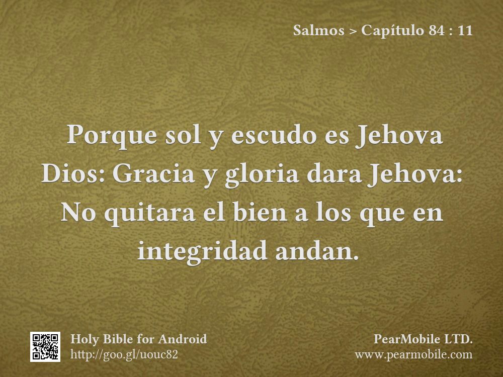 Salmos, Capítulo 84:11